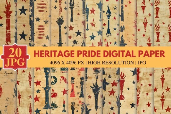 Download Heritage Pride Digital Paper - Pride digital paper Collection